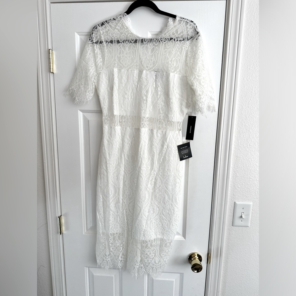 Lulus bridal dress